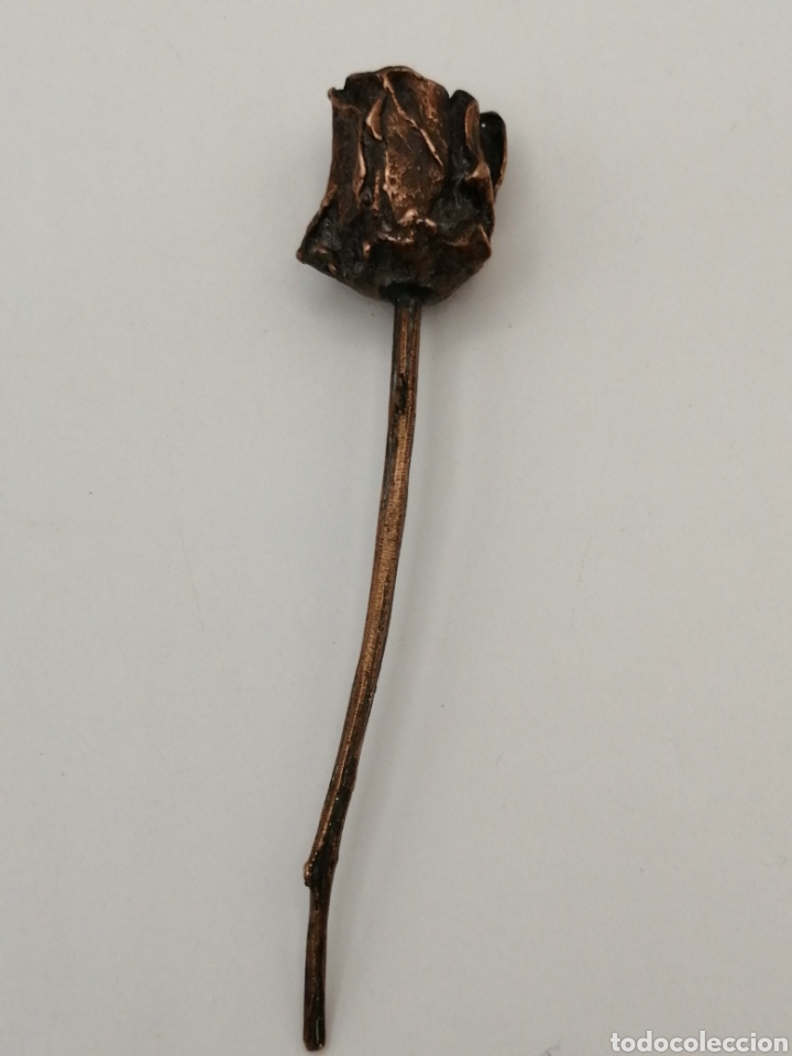 Arte: Escultura bronce. Rosa - Foto 3
