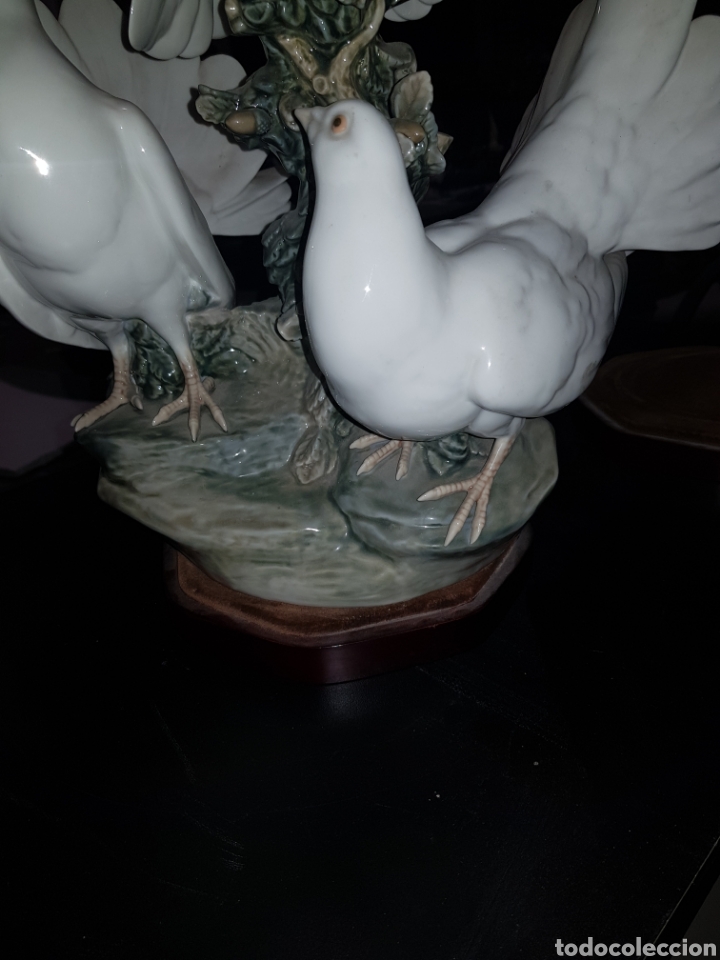 Arte: Palomas de LLADRO, impecables con peana original - Foto 6