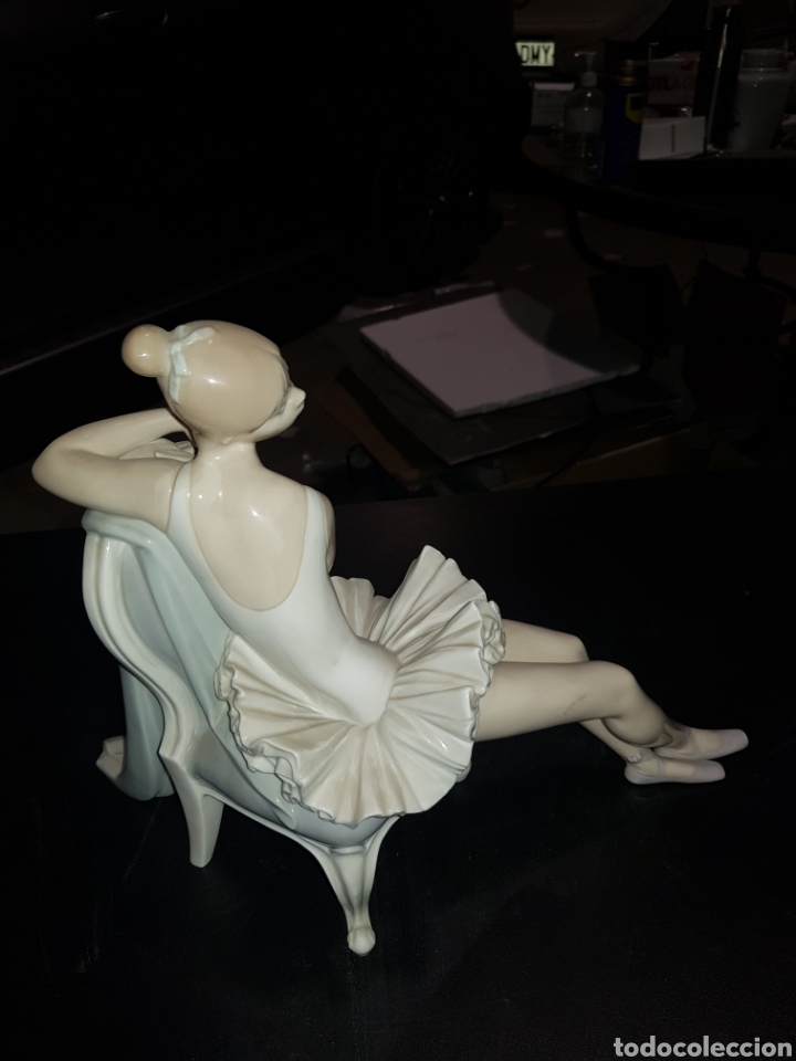 Arte: Danzarina sentada de LLADRO, perfecta - Foto 4