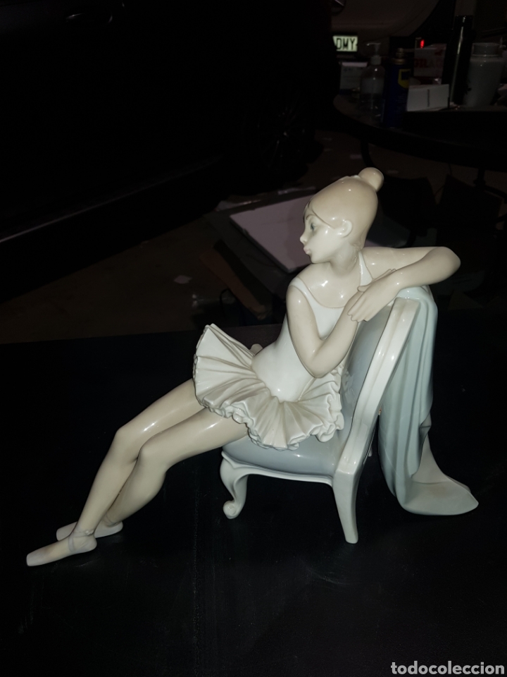 Arte: Danzarina sentada de LLADRO, perfecta - Foto 1