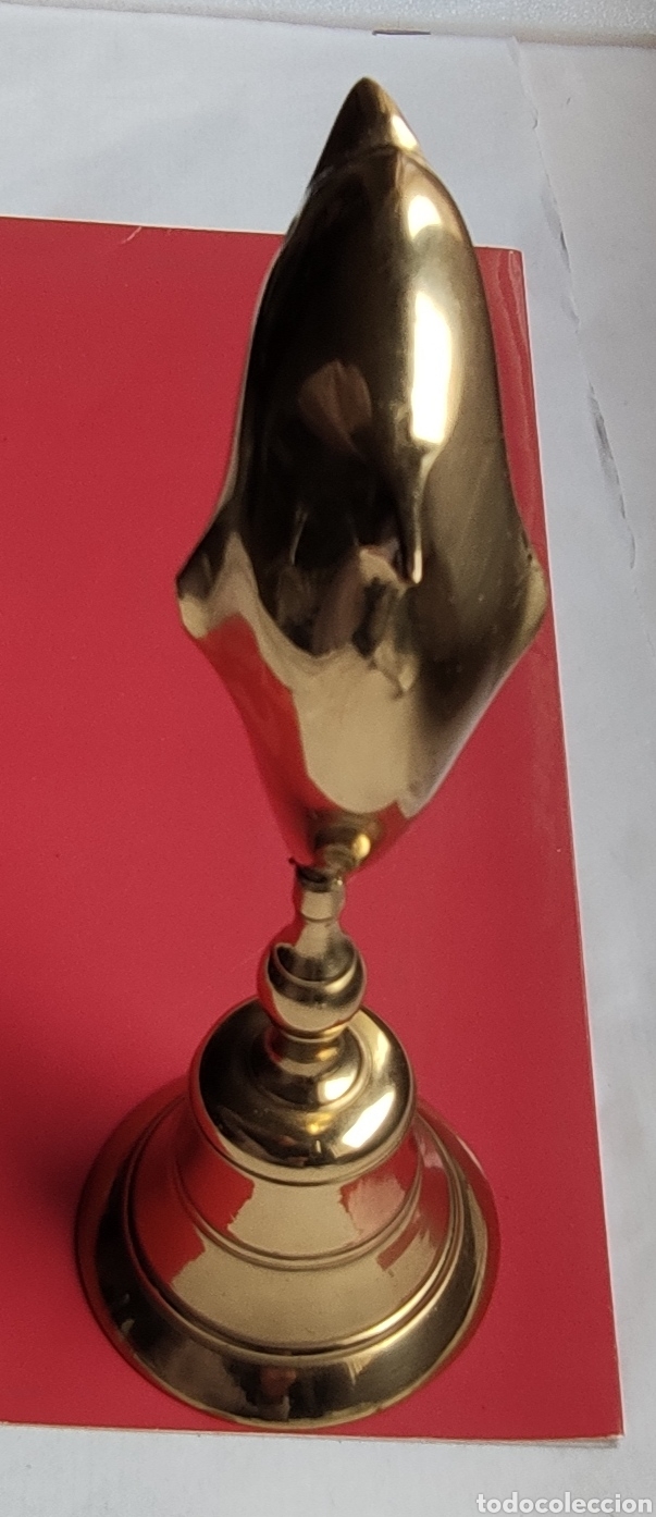 Arte: Delf&iacute;n campana de bronce - Foto 2