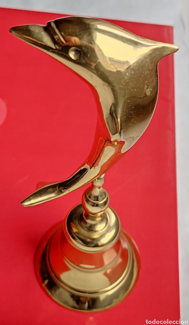 Arte: Delf&iacute;n campana de bronce - Foto 3