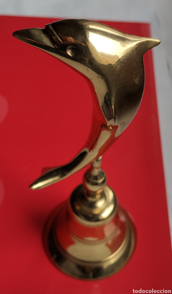 Arte: Delf&iacute;n campana de bronce - Foto 4