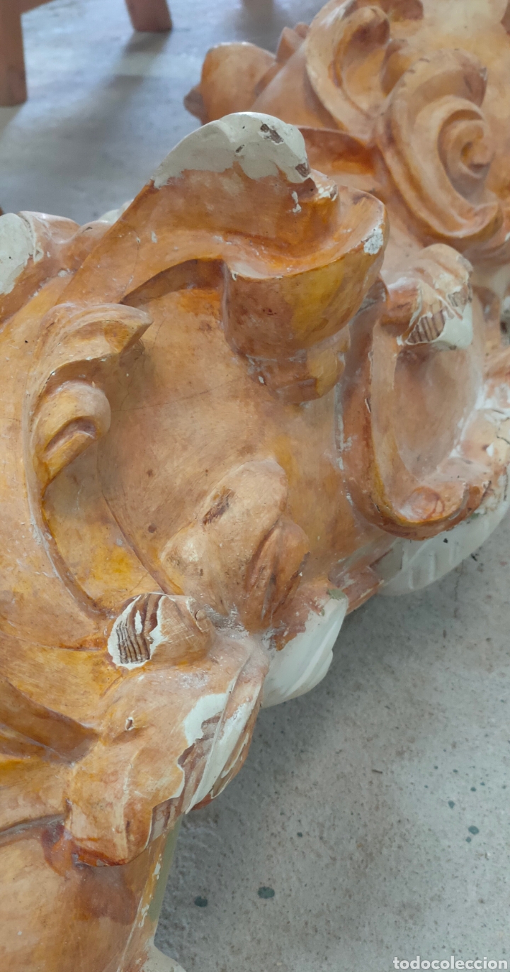 Arte: Columna barroca tallada - Foto 2