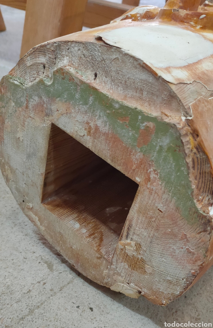 Arte: Columna barroca tallada - Foto 3