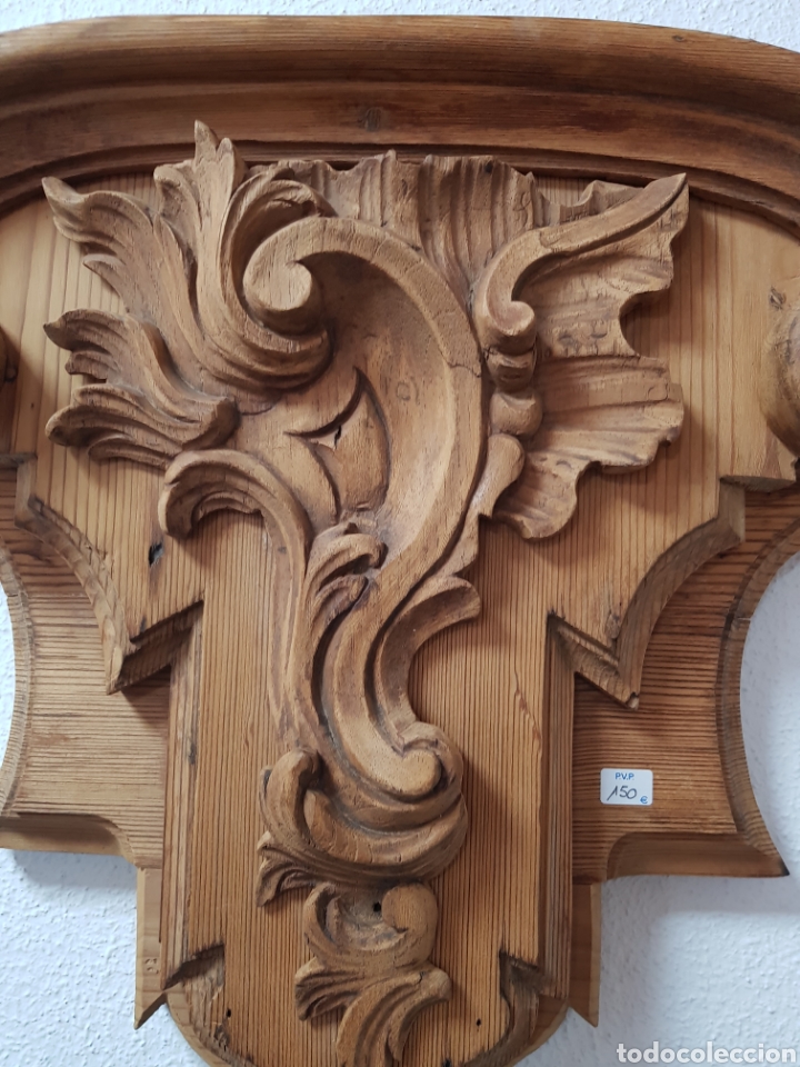 Arte: ANTIGUA TALLA MADERA - Foto 3