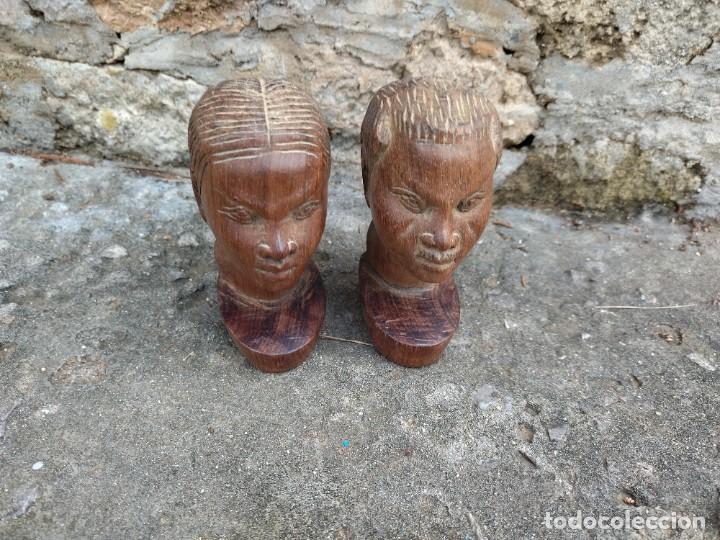 Arte: Pareja esculturas madera - Foto 1