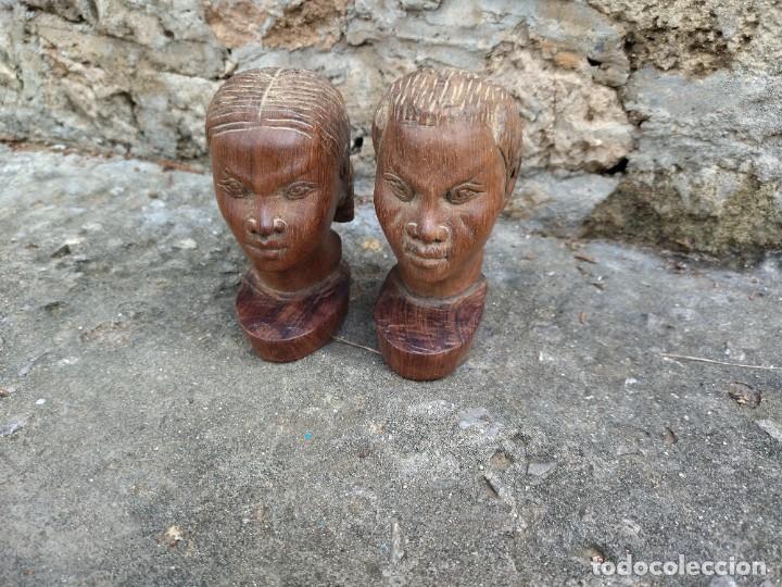 Arte: Pareja esculturas madera - Foto 2