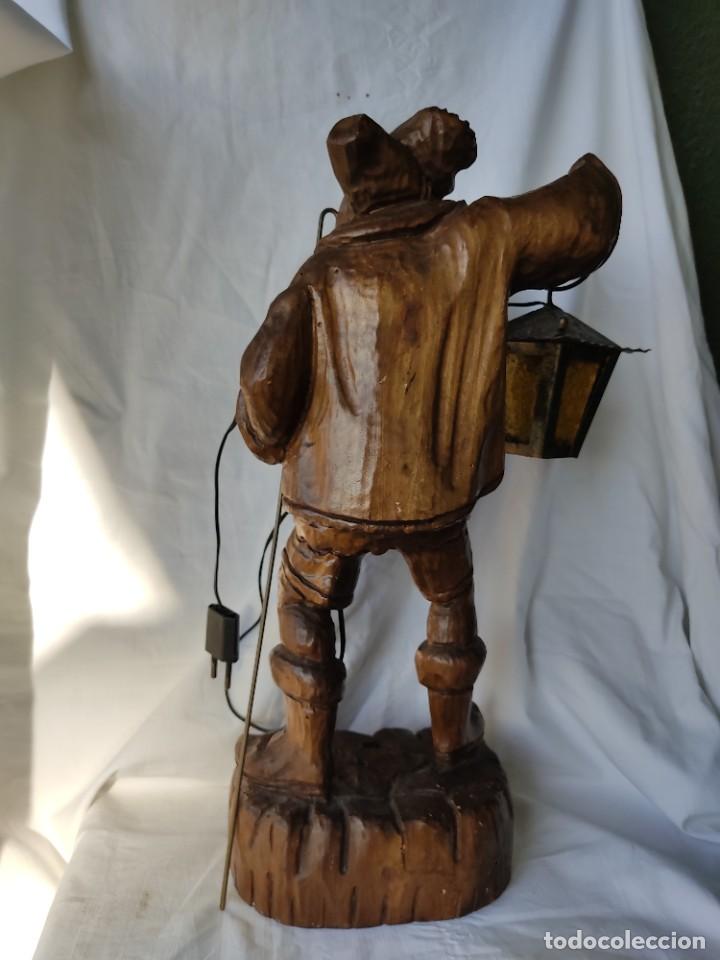 Arte: antigua talla de madera - Foto 3