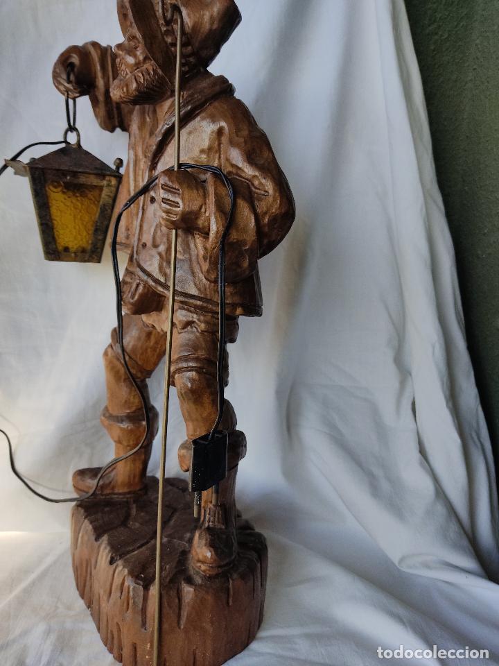Arte: antigua talla de madera - Foto 5