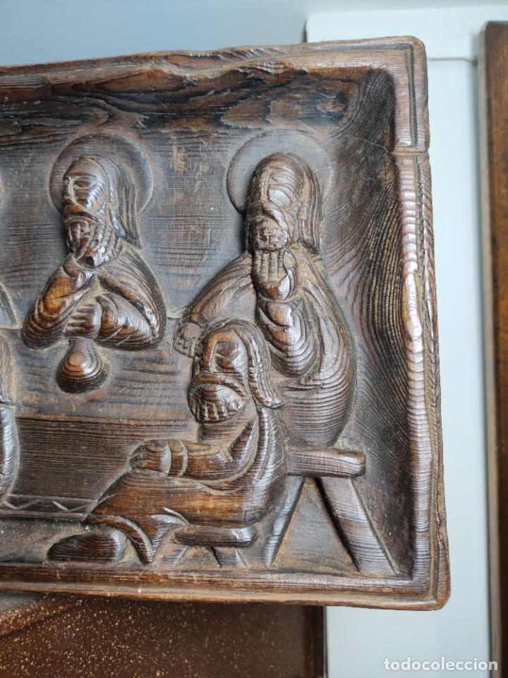 Arte: Ultima cena talla de madera - Foto 6