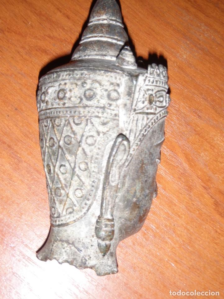 Arte: CABEZA DE BUDA DE BRONCE - Foto 4