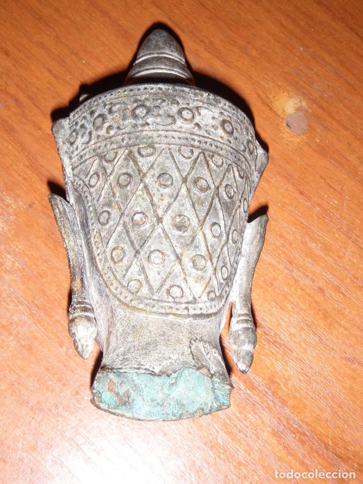 Arte: CABEZA DE BUDA DE BRONCE - Foto 5