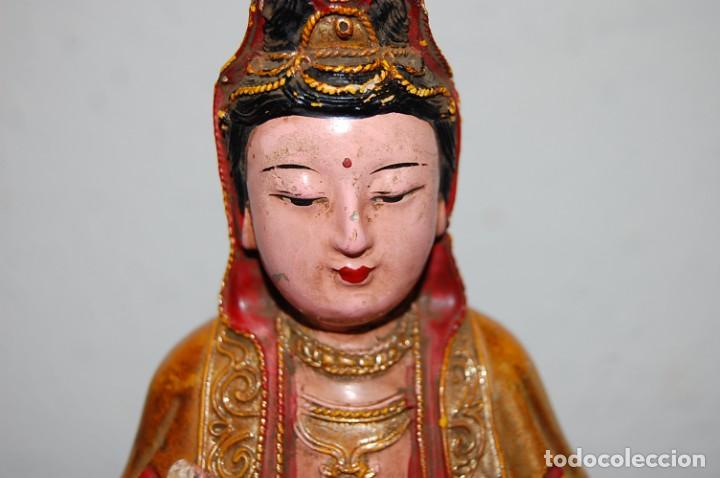 Arte: BUDA EN MADERA S. XIX - Foto 3