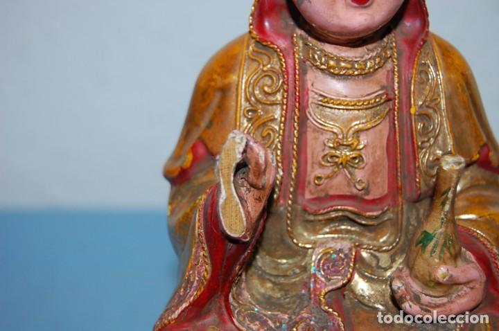 Arte: BUDA EN MADERA S. XIX - Foto 4