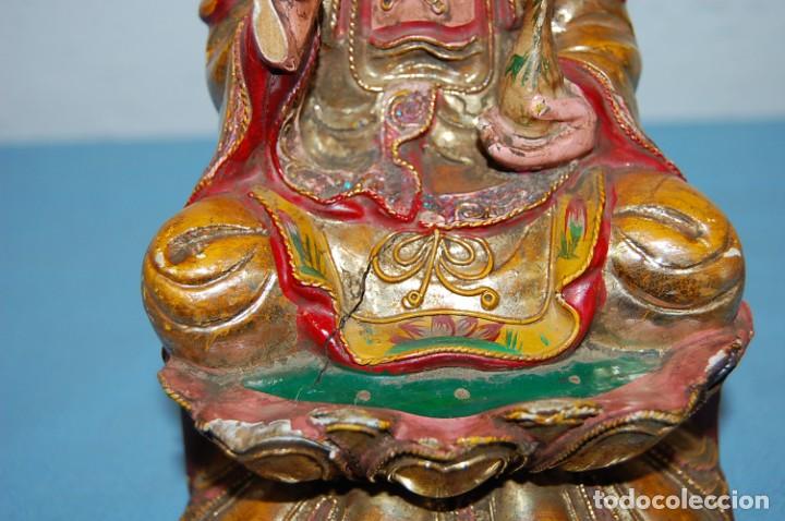 Arte: BUDA EN MADERA S. XIX - Foto 6