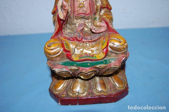 Arte: BUDA EN MADERA S. XIX - Foto 7