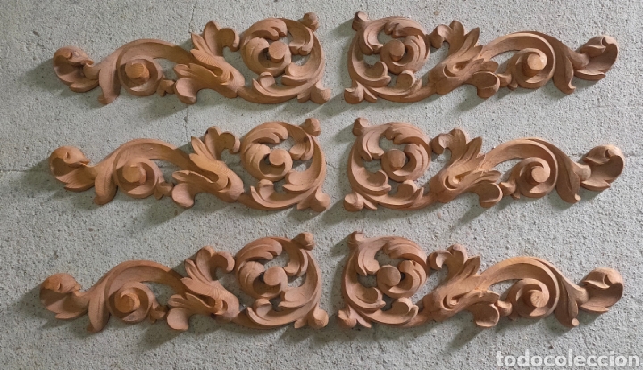 Arte: 6 Adornos de madera - Foto 1