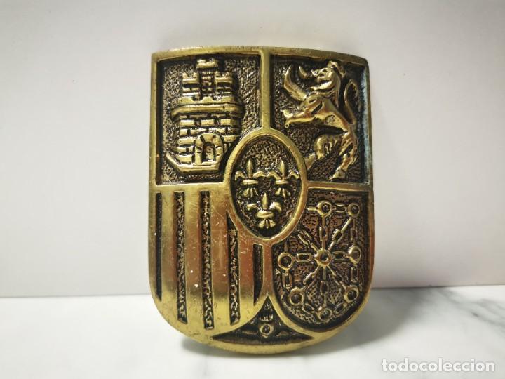 Arte: ESCUDO HERALDICO DE BRONCE - Foto 1