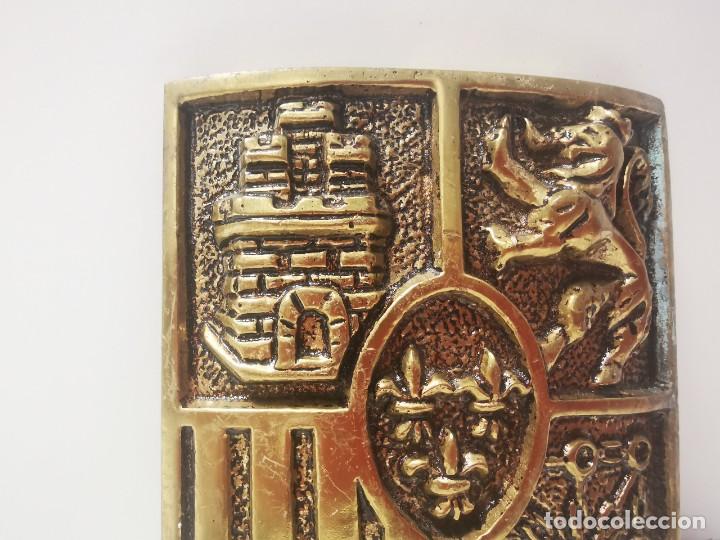 Arte: ESCUDO HERALDICO DE BRONCE - Foto 4