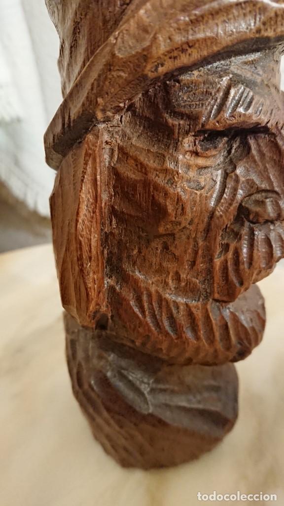 Arte: BUSTO DE MADERA TALLADA - Foto 5