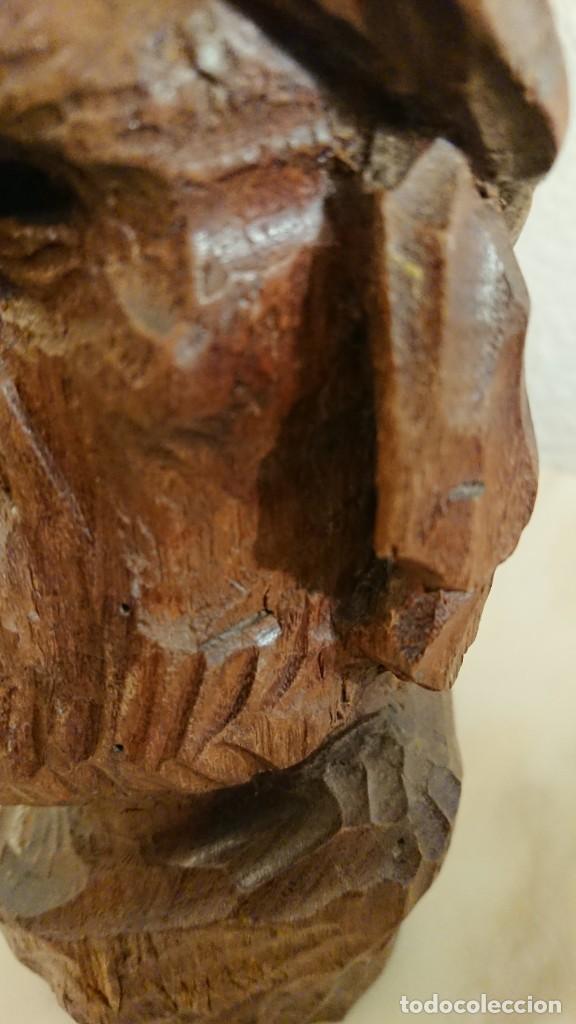 Arte: BUSTO DE MADERA TALLADA - Foto 8