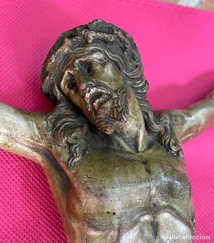 Arte: Cristo de Bronce S.XVIII - Foto 2