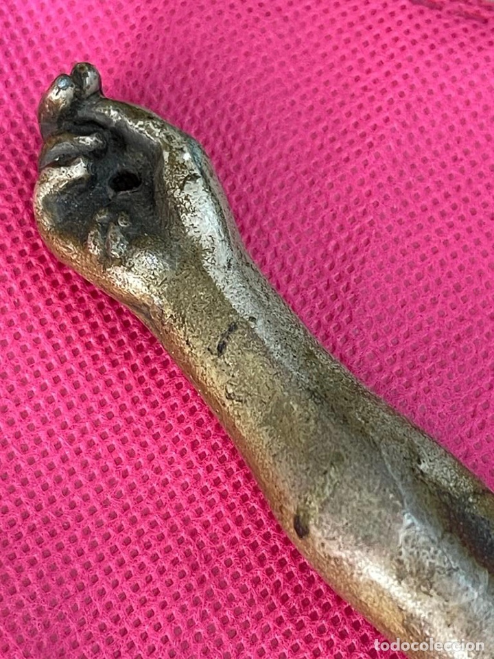 Arte: Cristo de Bronce S.XVIII - Foto 3