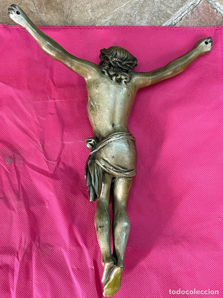 Arte: Cristo de Bronce S.XVIII - Foto 5