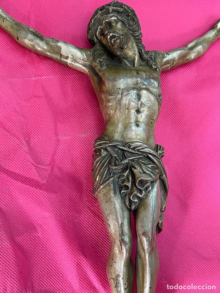 Arte: Cristo de Bronce S.XVIII - Foto 8