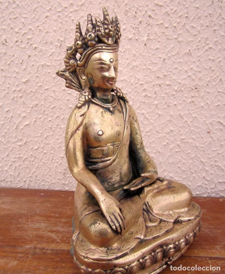 Arte: Buda oriental de bronce - Foto 5