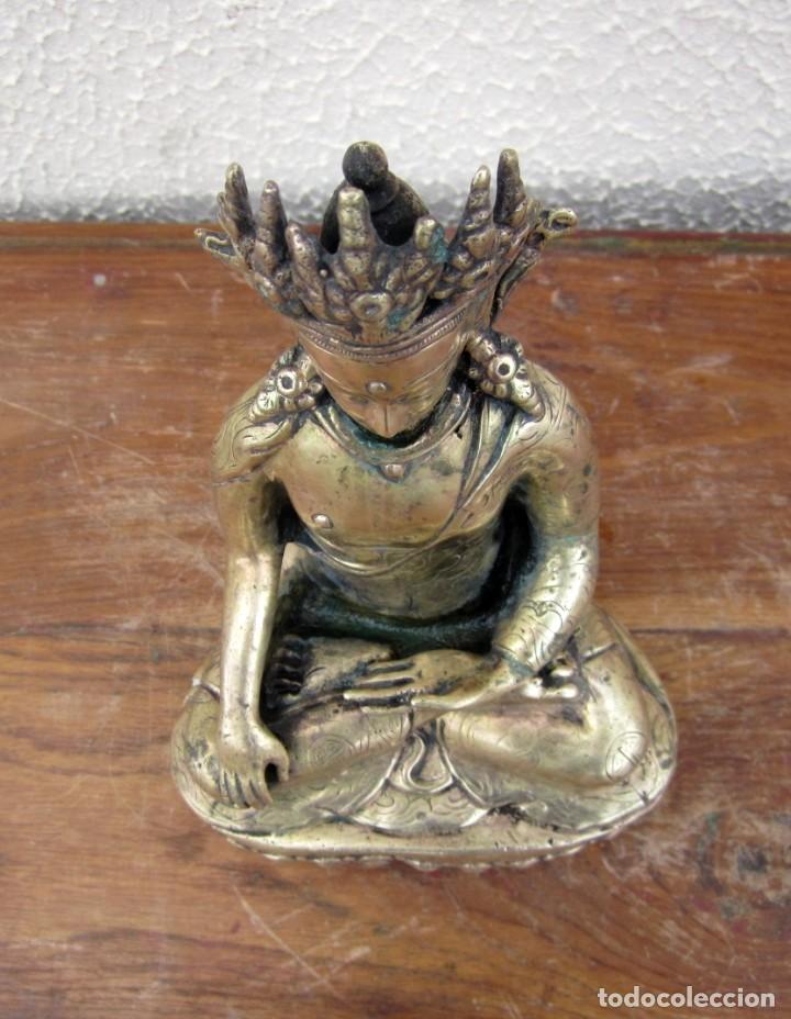 Arte: Buda oriental de bronce - Foto 8