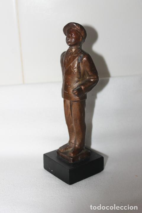 Arte: CARLISTA EN BRONCE CON FIRMA - Foto 4