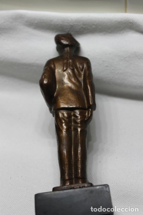 Arte: CARLISTA EN BRONCE CON FIRMA - Foto 8