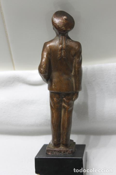 Arte: CARLISTA EN BRONCE CON FIRMA - Foto 10