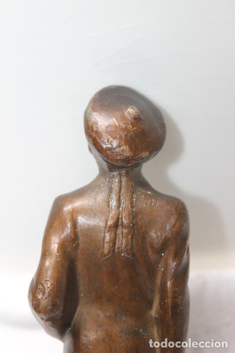 Arte: CARLISTA EN BRONCE CON FIRMA - Foto 11