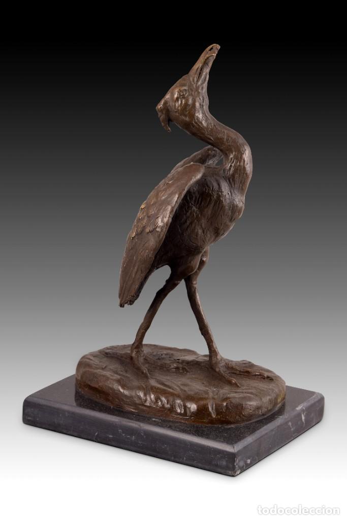 Arte: BRONCE ESCULTURA GARZA - Foto 5