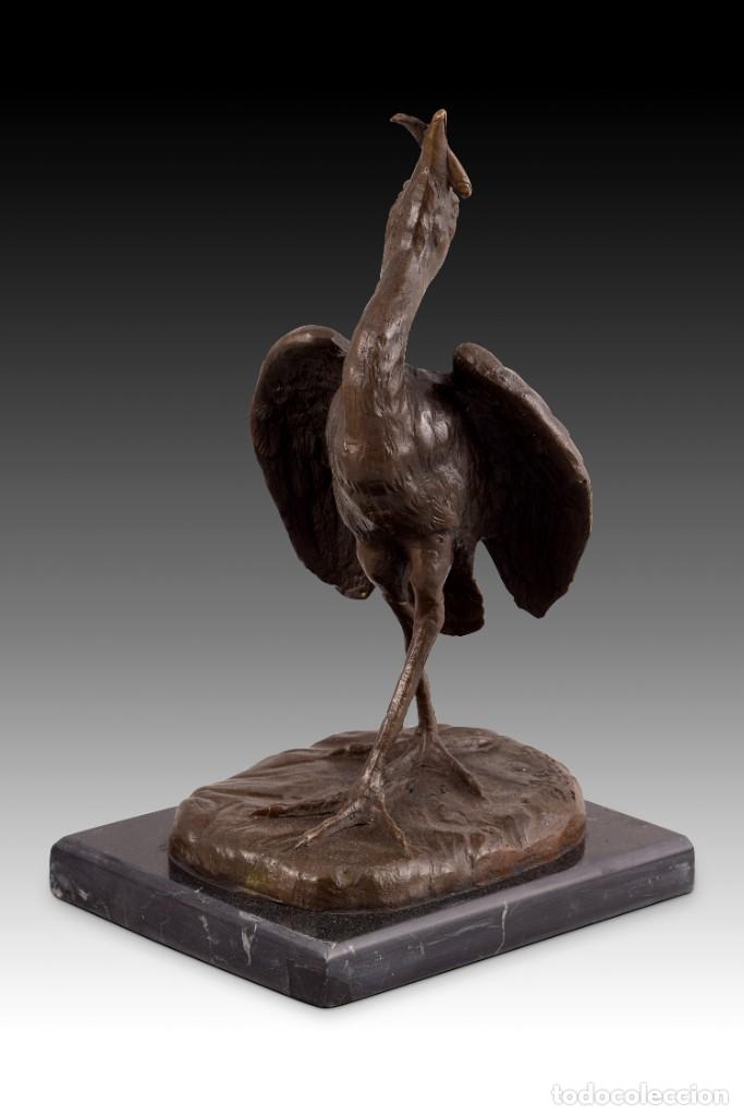 Arte: BRONCE ESCULTURA GARZA - Foto 1