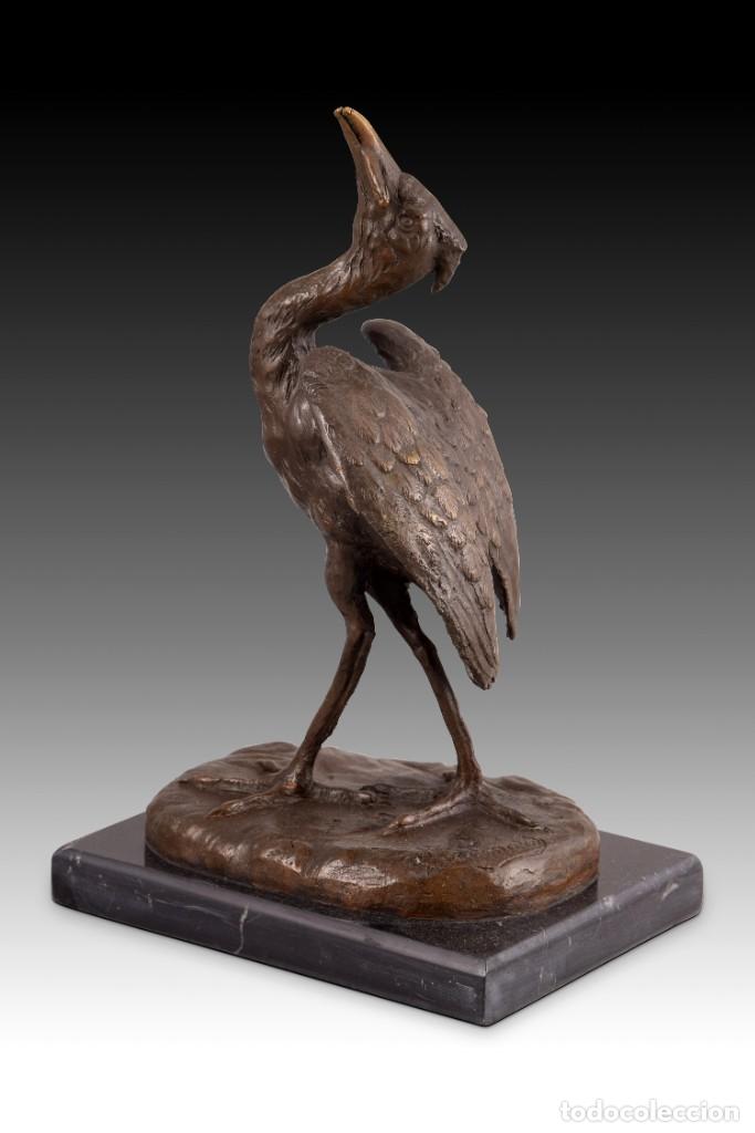 Arte: BRONCE ESCULTURA GARZA - Foto 6