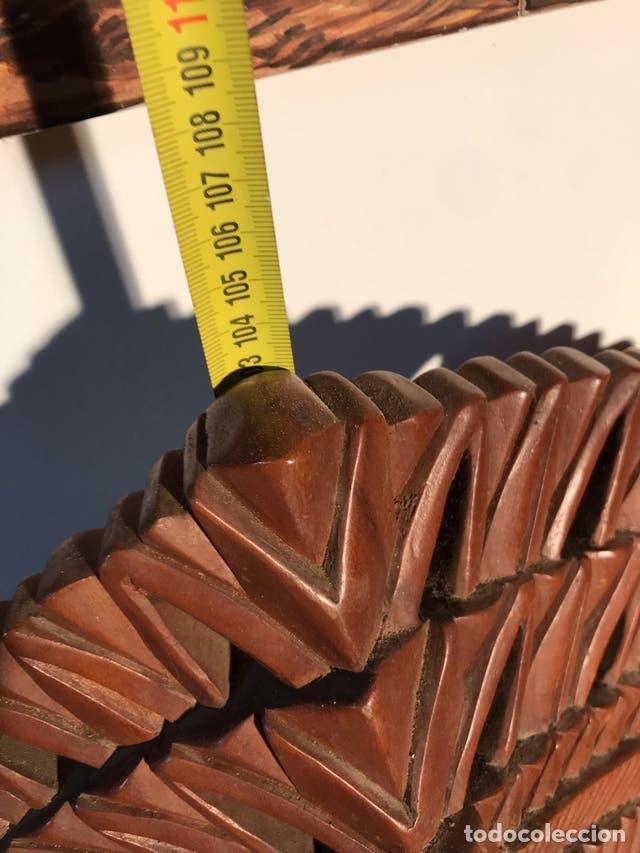 Arte: BUSTO INDIO - TALLA DE MADERA TROPICAL - Foto 3