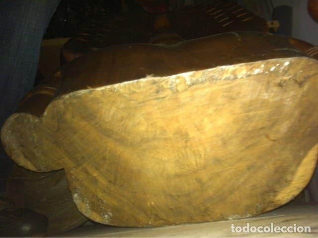 Arte: BUSTO INDIO - TALLA DE MADERA TROPICAL - Foto 4