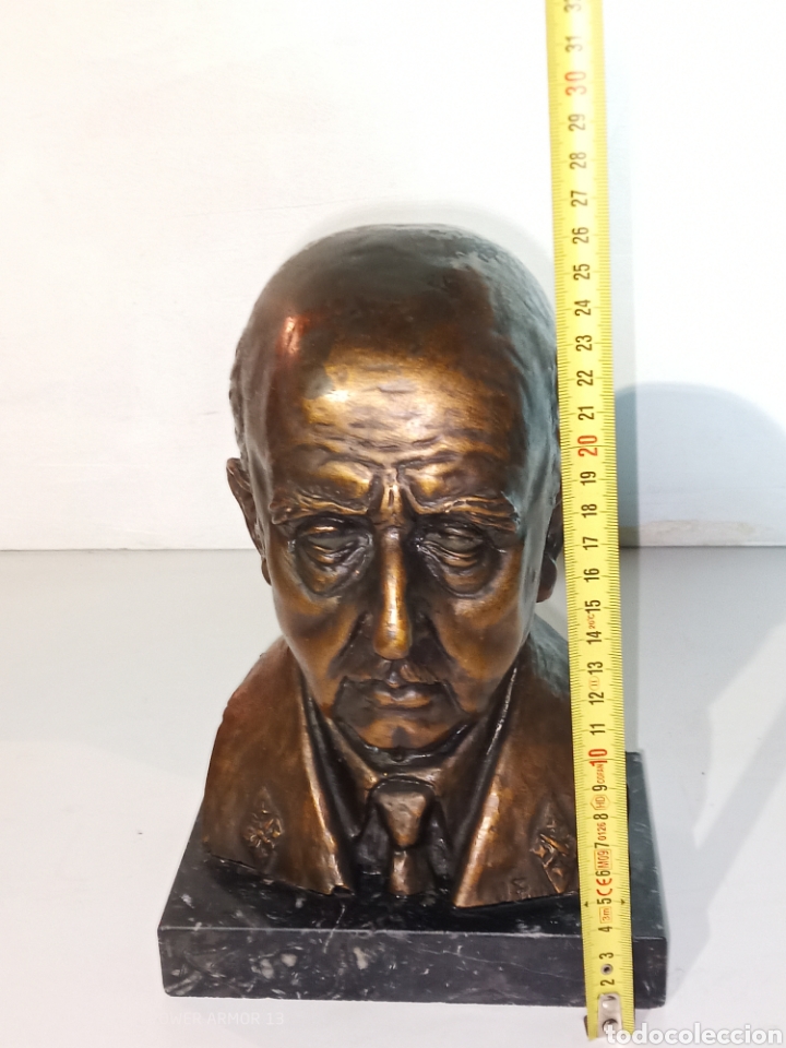 Arte: Busto bronce Francisco Franco - Foto 6