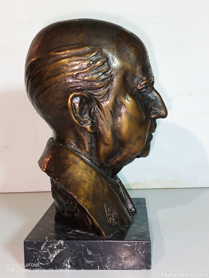 Arte: Busto bronce Francisco Franco - Foto 2