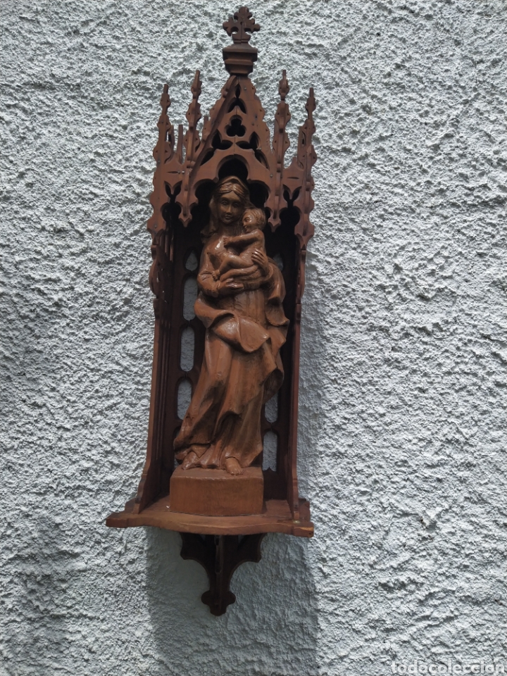 Arte: Capilla y virgen madera - Foto 2