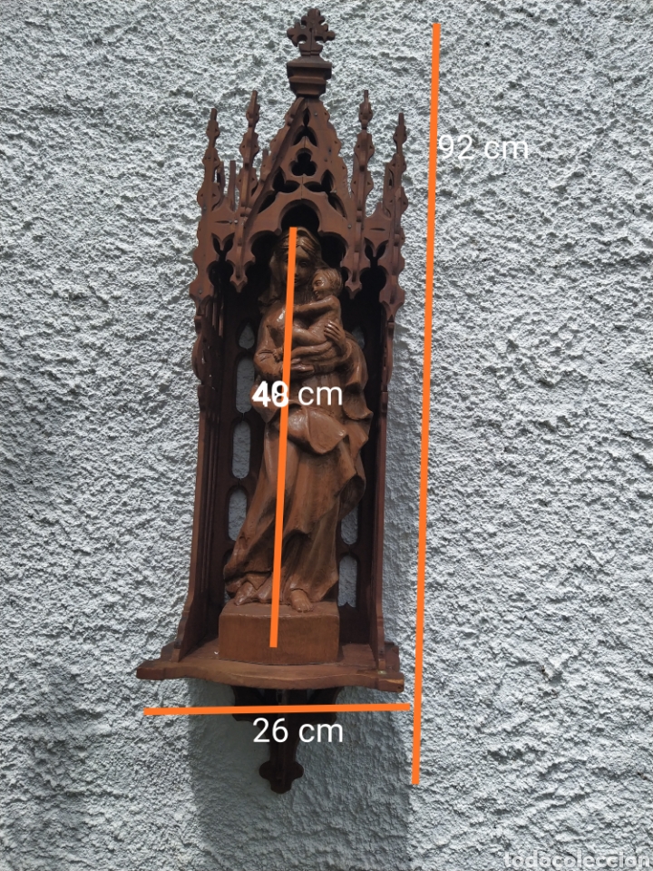 Arte: Capilla y virgen madera - Foto 3