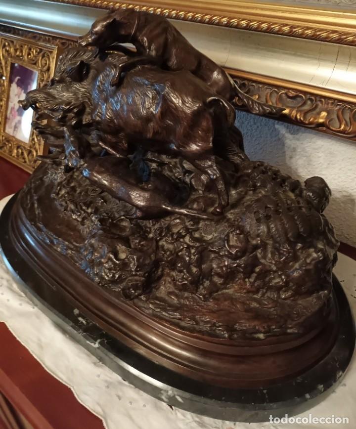 Arte: BRONCE CON BASE DE MARMOL (PAUTRO) - Foto 1