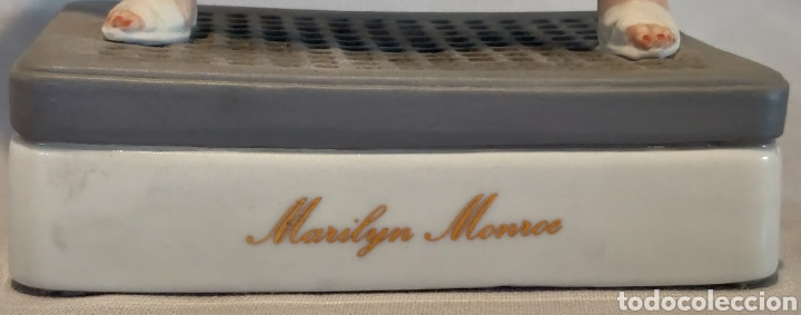 Arte: Porcelana Algora. Marilyn Monroe. Con certificado. - Foto 3