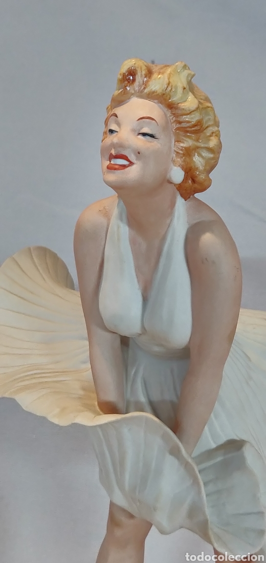 Arte: Porcelana Algora. Marilyn Monroe. Con certificado. - Foto 2