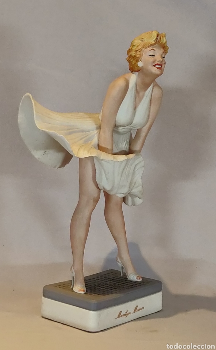 Arte: Porcelana Algora. Marilyn Monroe. Con certificado. - Foto 1