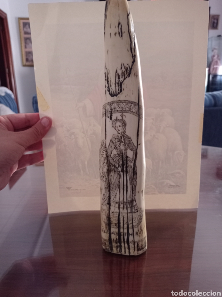 Arte: Colmillo de morsa grabado - Foto 6